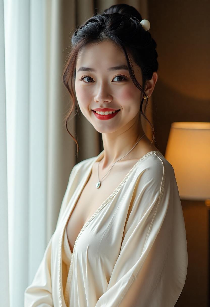寅将军在山洞石席前等待赴宴者